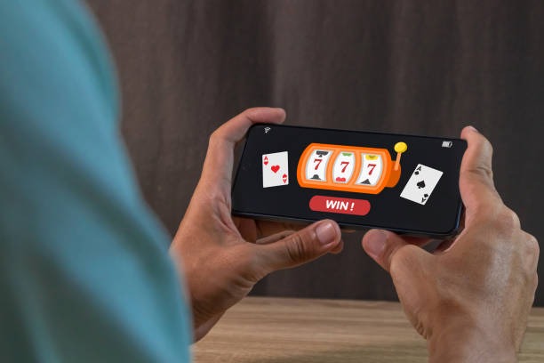 tarowin3d mobile app interface showing slot games and live casino options
